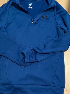 Under Armour Royal Blue Quarter-Zip Pullover